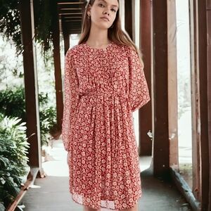 TOMMY HILFIGER Floral Pleated Dress